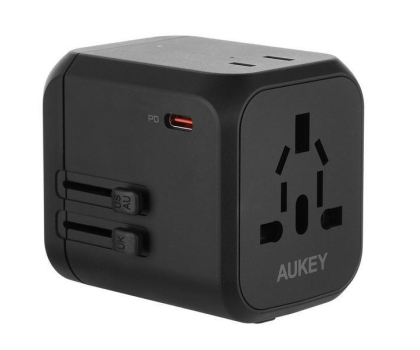 Ładowarka i akumulator Aukey Ładowarka podróżna EU/US/UK/AUS PD 30W